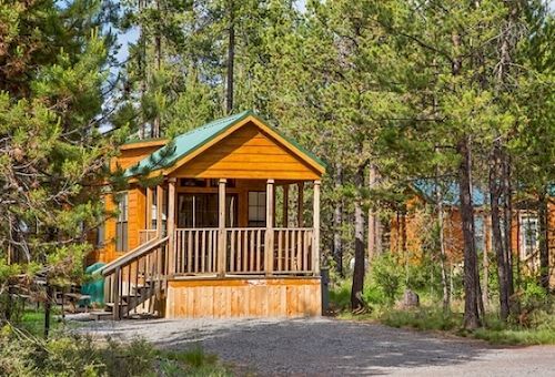 Bend-Sunriver Camping Resort Studio Cabin 6 Экстерьер фото